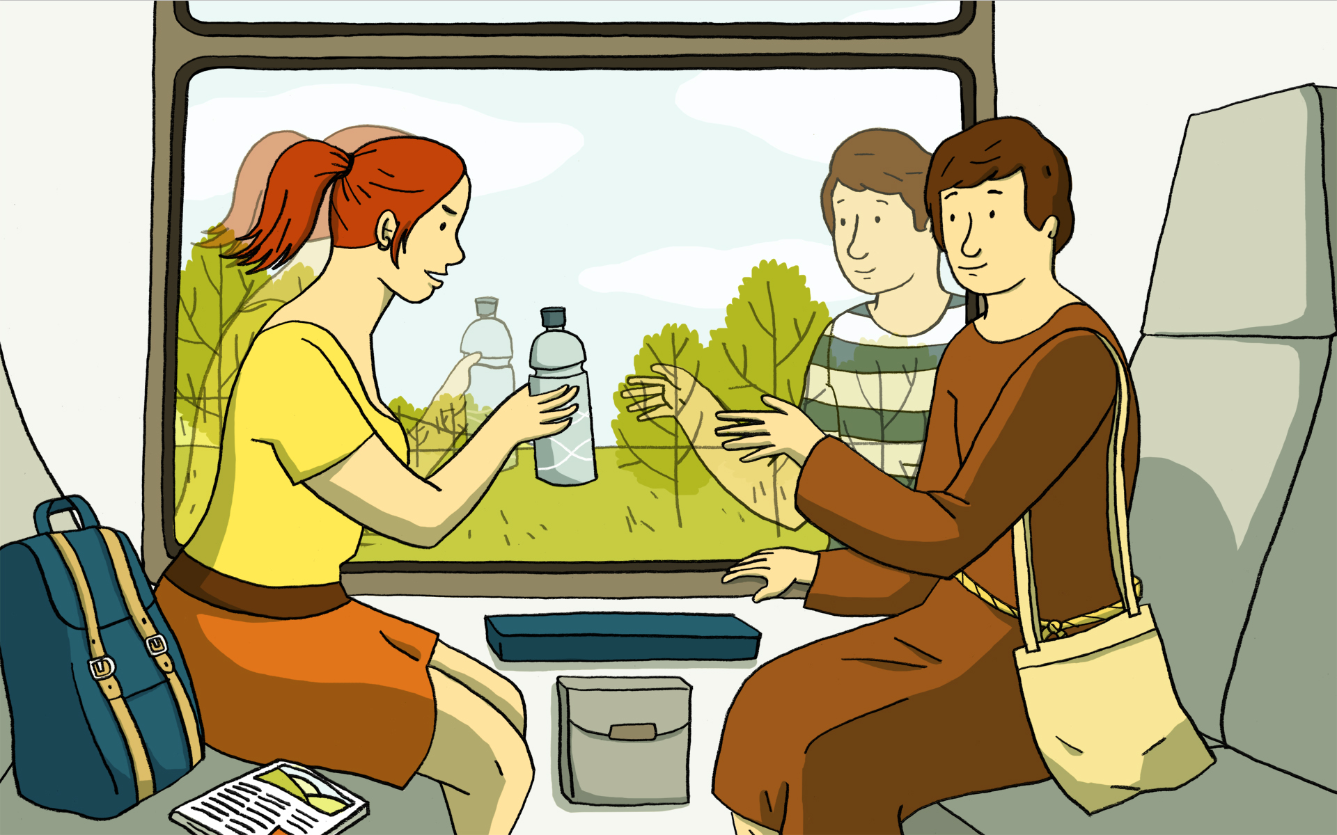 Bijbelse vrouwen, ook op de trein